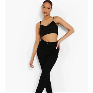 BooHoo High Rise Disco Jeans